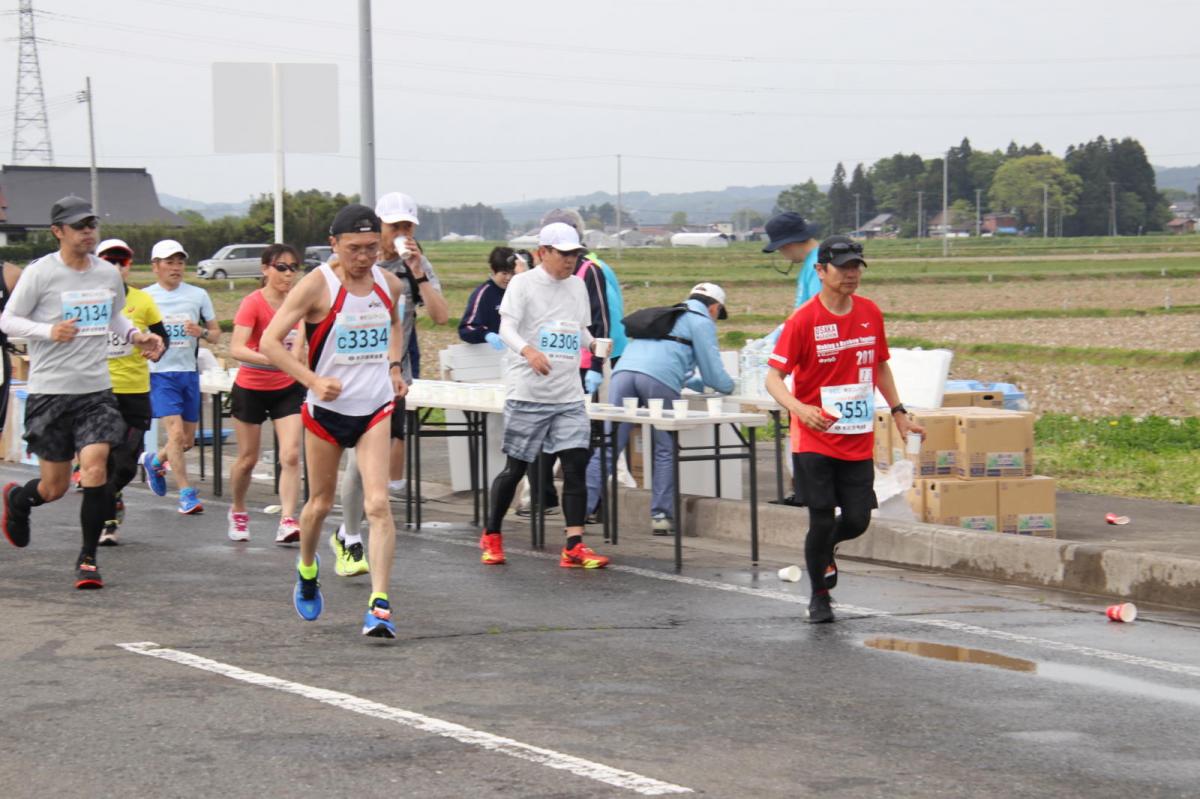 いわて奥州きらめきマラソン2019その3 給水(2)(15)・10km折返し編 2019/05/19