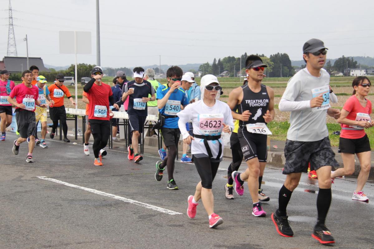 いわて奥州きらめきマラソン2019その3 給水(2)(15)・10km折返し編 2019/05/19