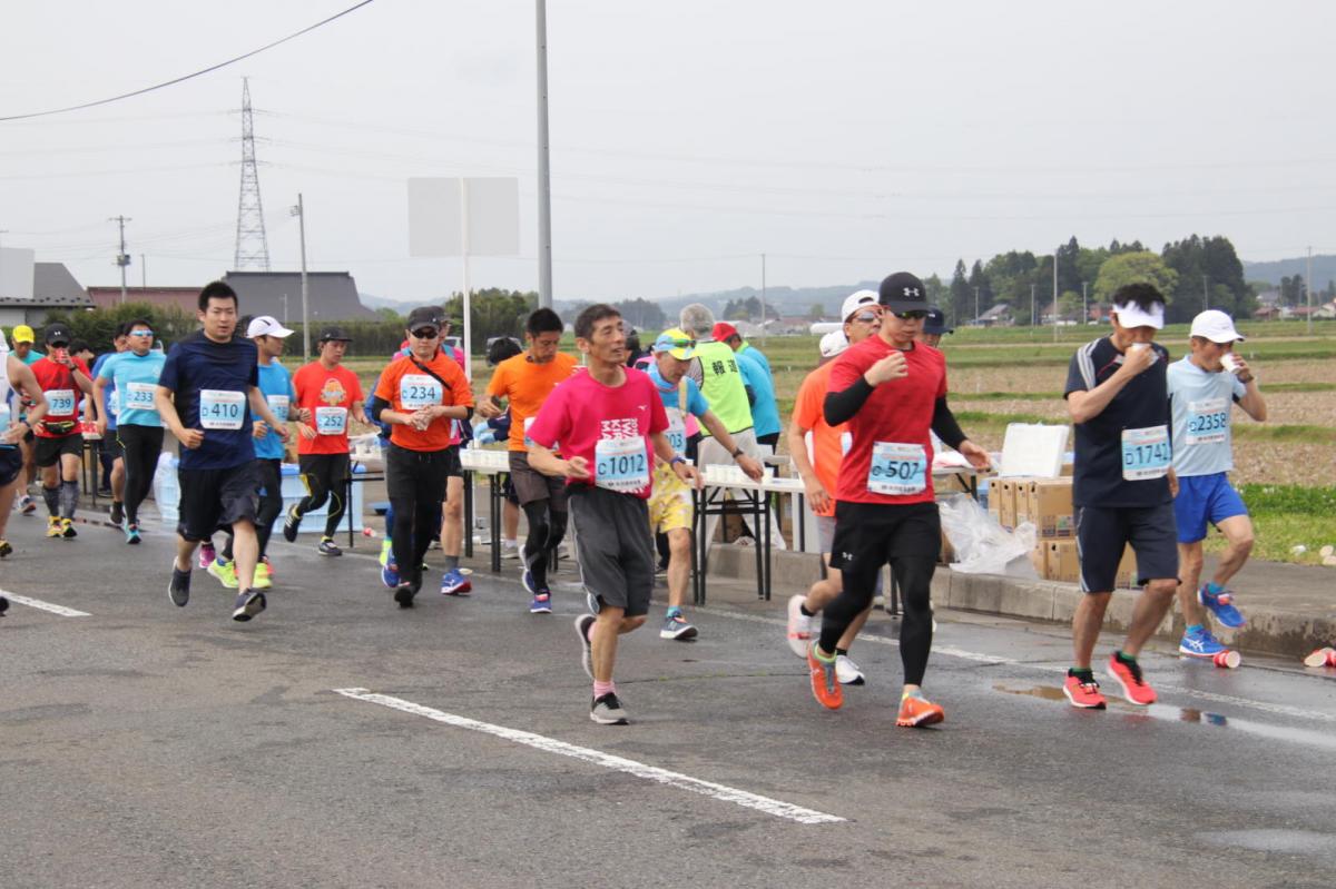 いわて奥州きらめきマラソン2019その3 給水(2)(15)・10km折返し編 2019/05/19