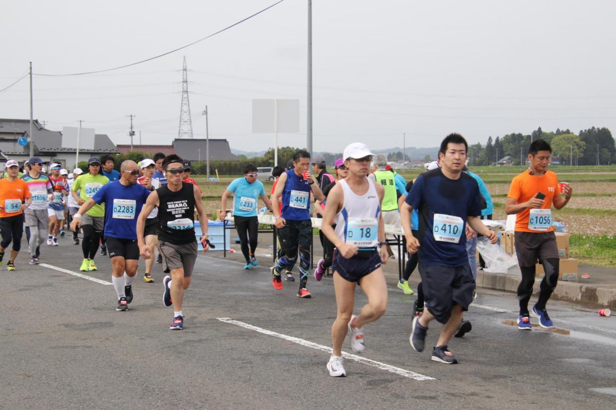 いわて奥州きらめきマラソン2019その3 給水(2)(15)・10km折返し編 2019/05/19