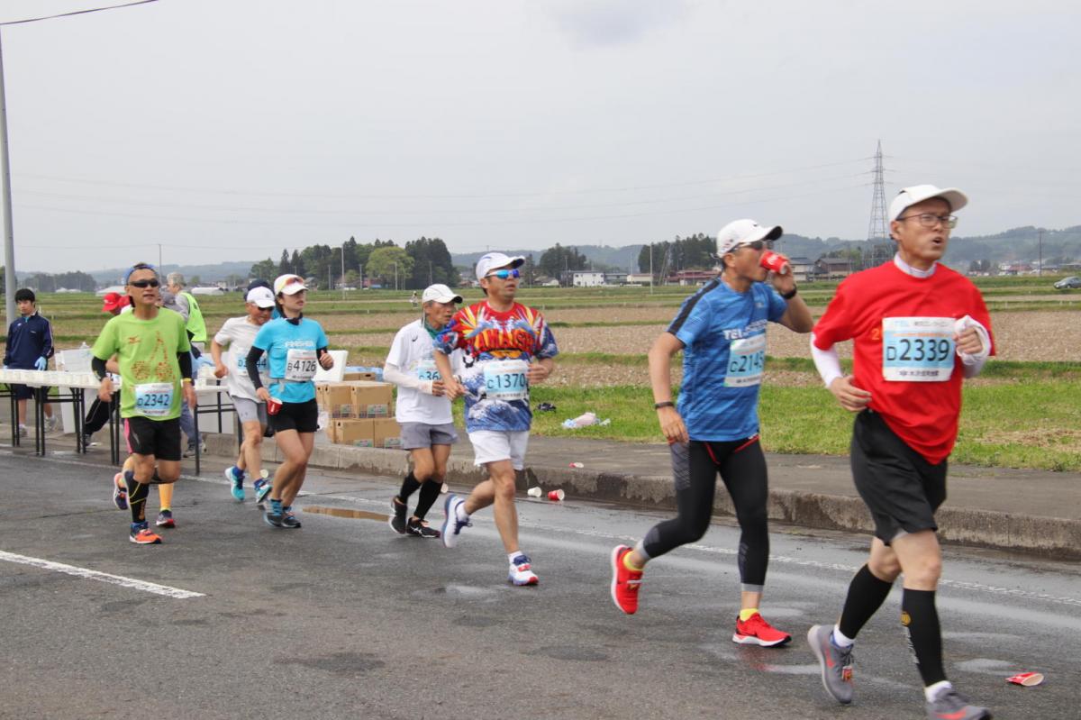 いわて奥州きらめきマラソン2019その3 給水(2)(15)・10km折返し編 2019/05/19
