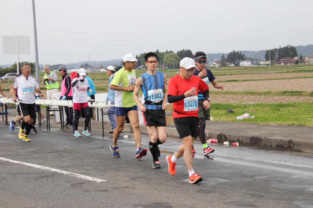 いわて奥州きらめきマラソン2019その3 給水(2)(15)・10km折返し編 2019/05/19