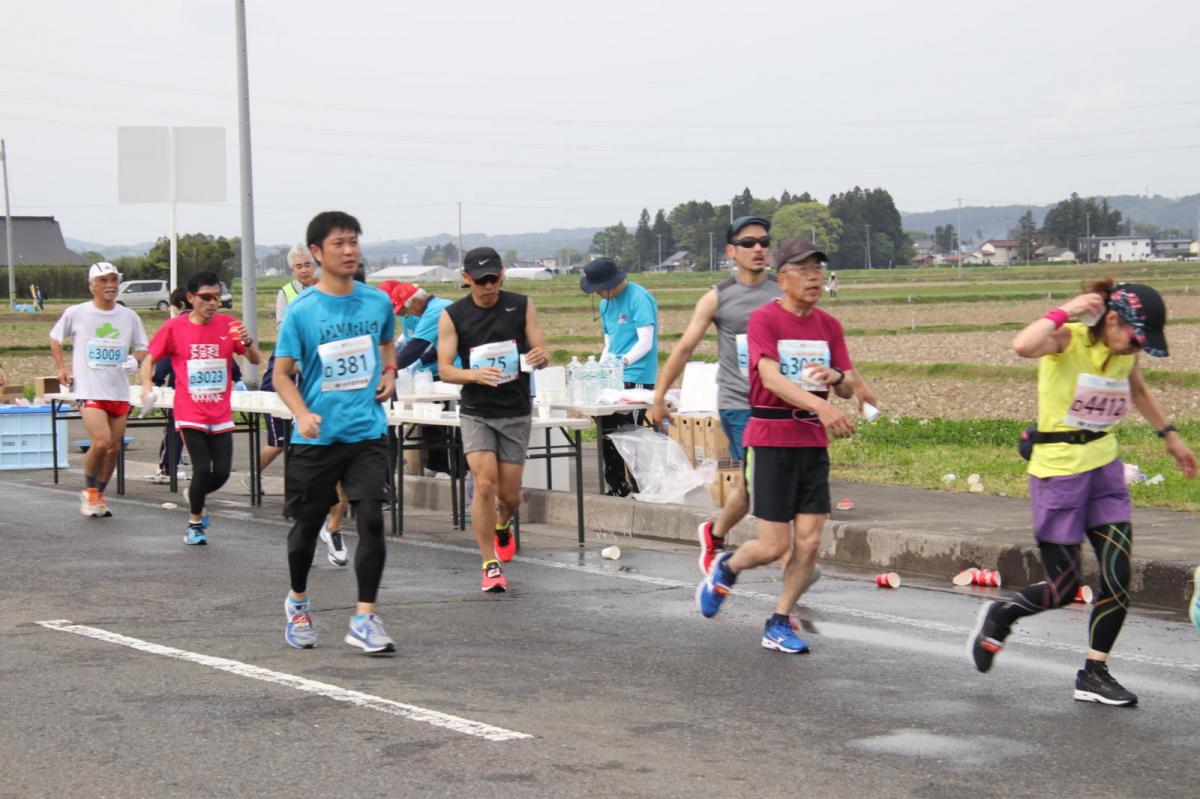いわて奥州きらめきマラソン2019その3 給水(2)(15)・10km折返し編 2019/05/19