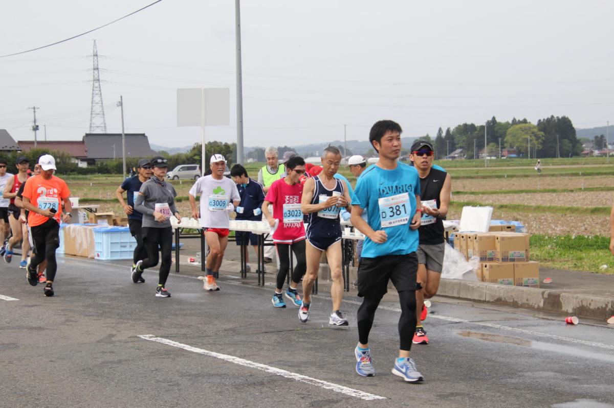 いわて奥州きらめきマラソン2019その3 給水(2)(15)・10km折返し編 2019/05/19
