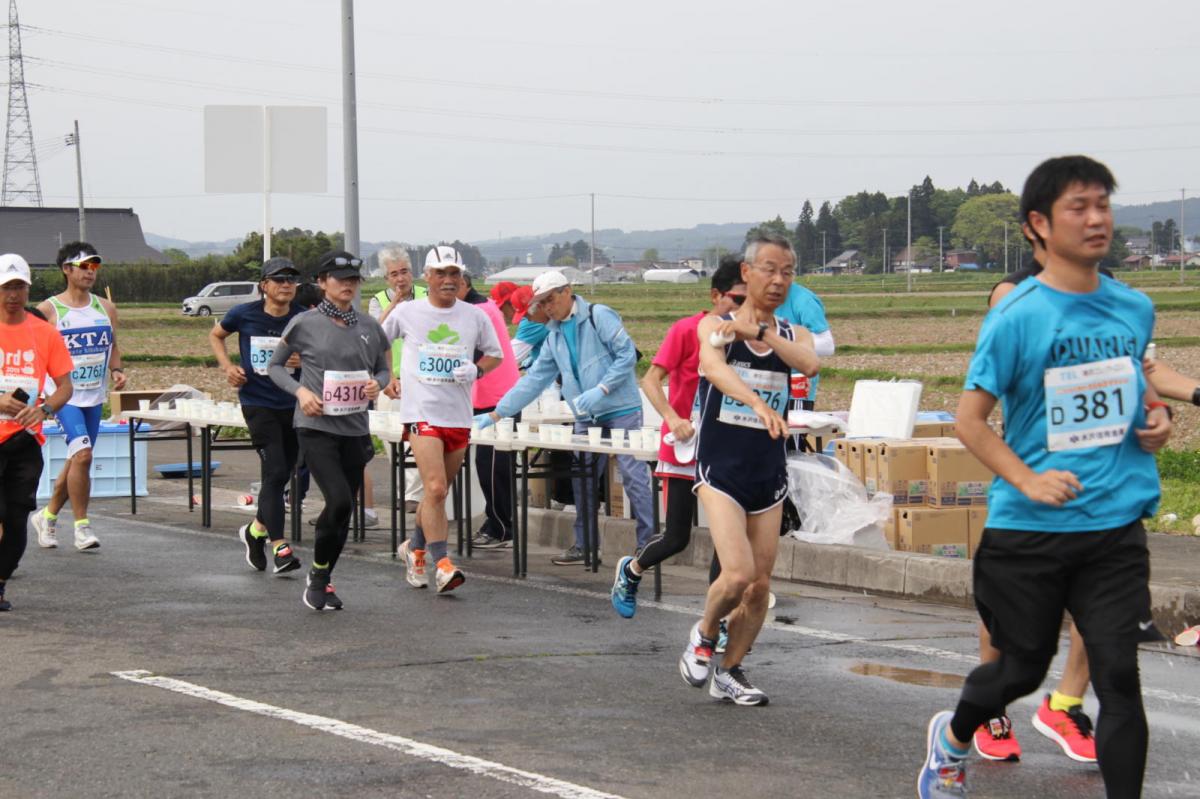 いわて奥州きらめきマラソン2019その3 給水(2)(15)・10km折返し編 2019/05/19