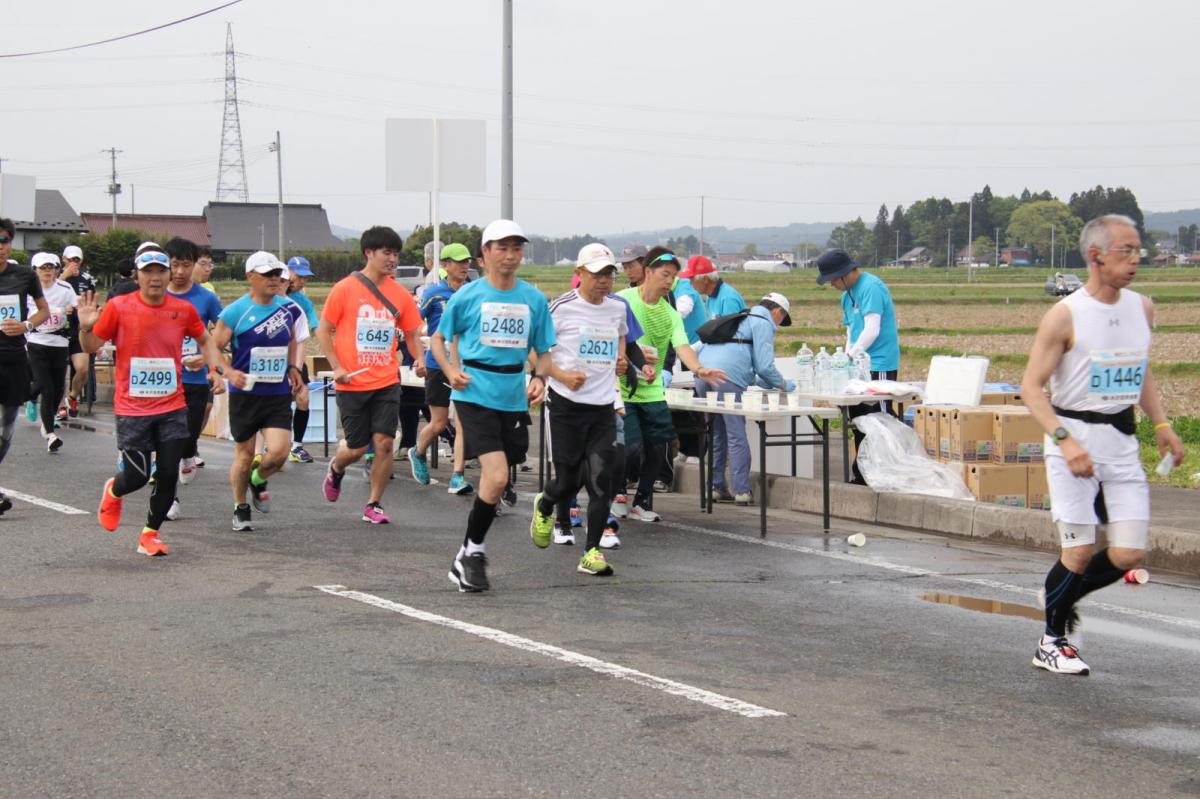 いわて奥州きらめきマラソン2019その3 給水(2)(15)・10km折返し編 2019/05/19