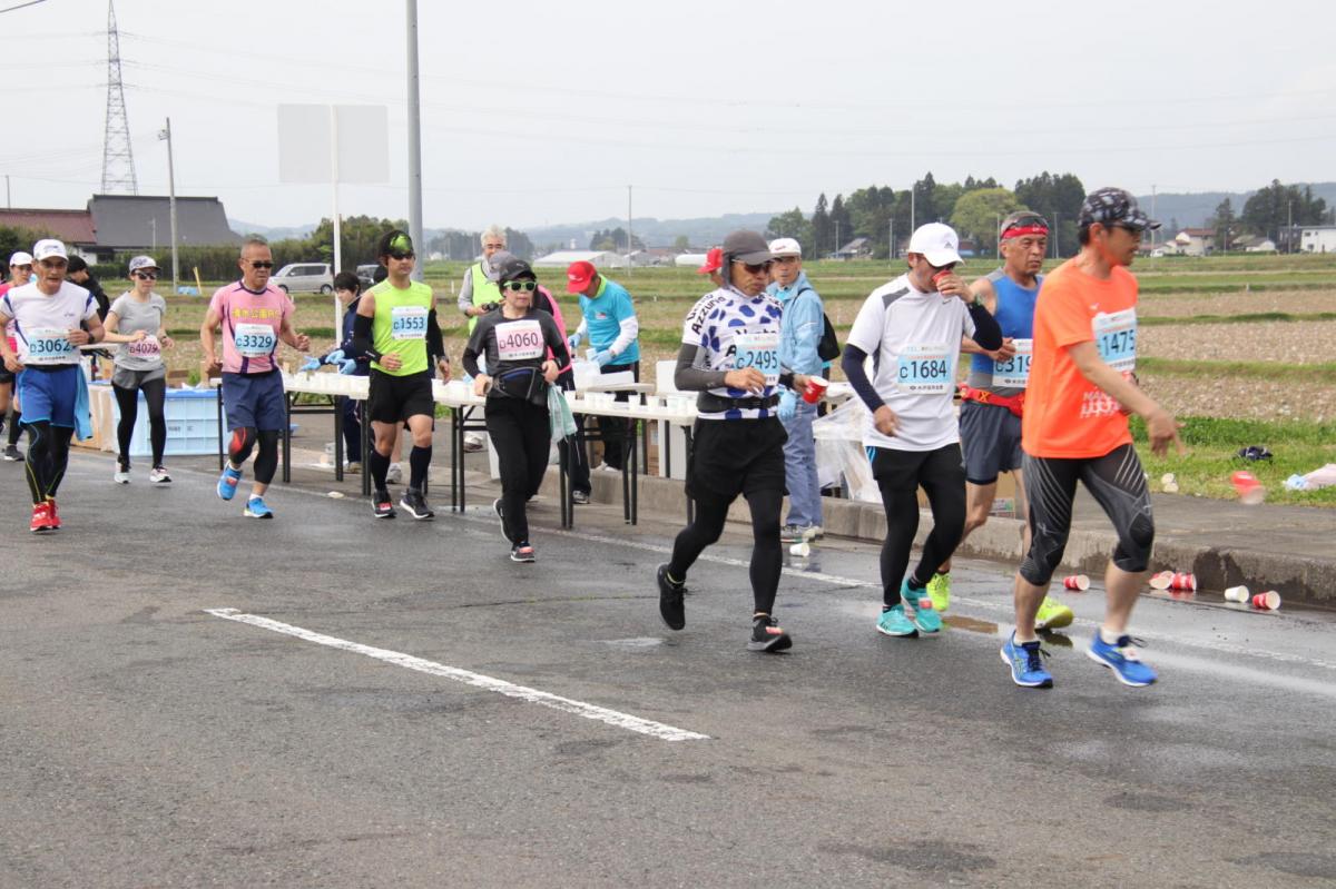 いわて奥州きらめきマラソン2019その3 給水(2)(15)・10km折返し編 2019/05/19