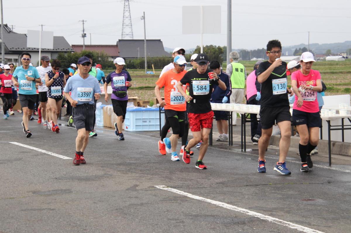 いわて奥州きらめきマラソン2019その3 給水(2)(15)・10km折返し編 2019/05/19