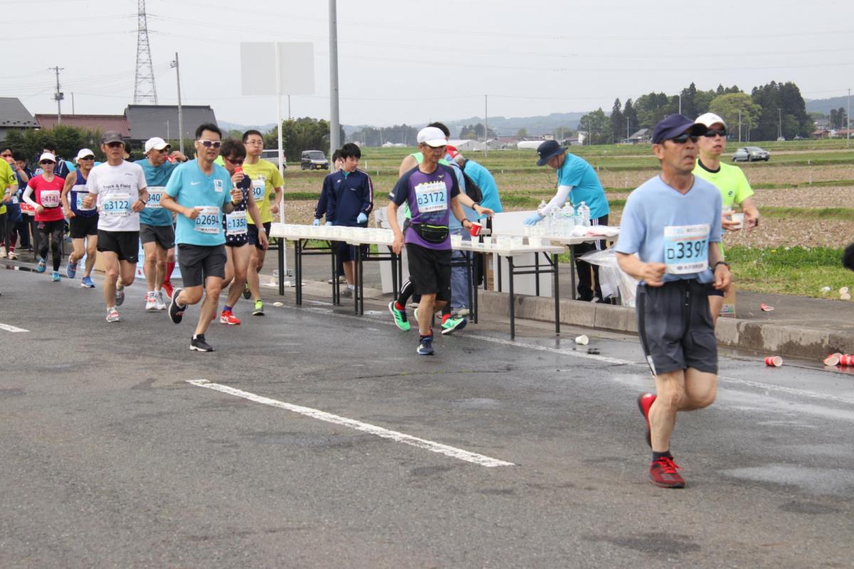 いわて奥州きらめきマラソン2019その3 給水(2)(15)・10km折返し編 2019/05/19