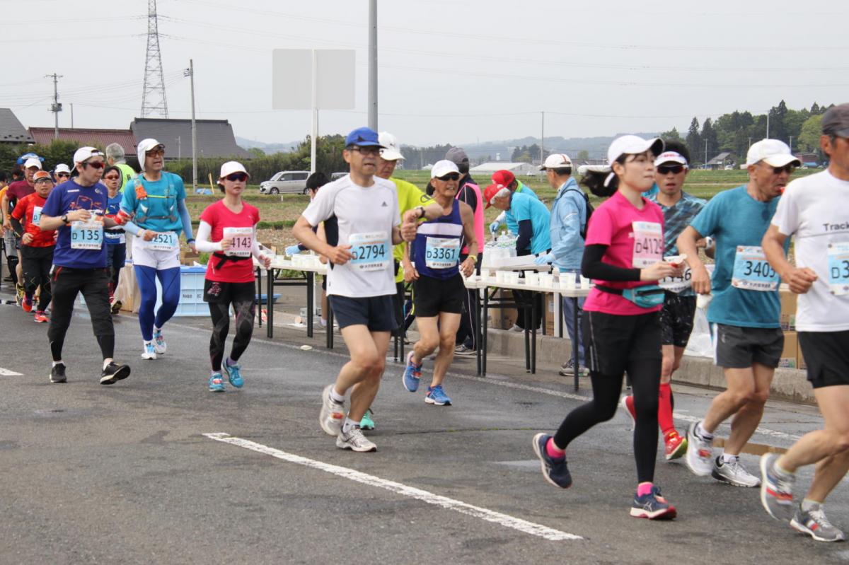 いわて奥州きらめきマラソン2019その3 給水(2)(15)・10km折返し編 2019/05/19