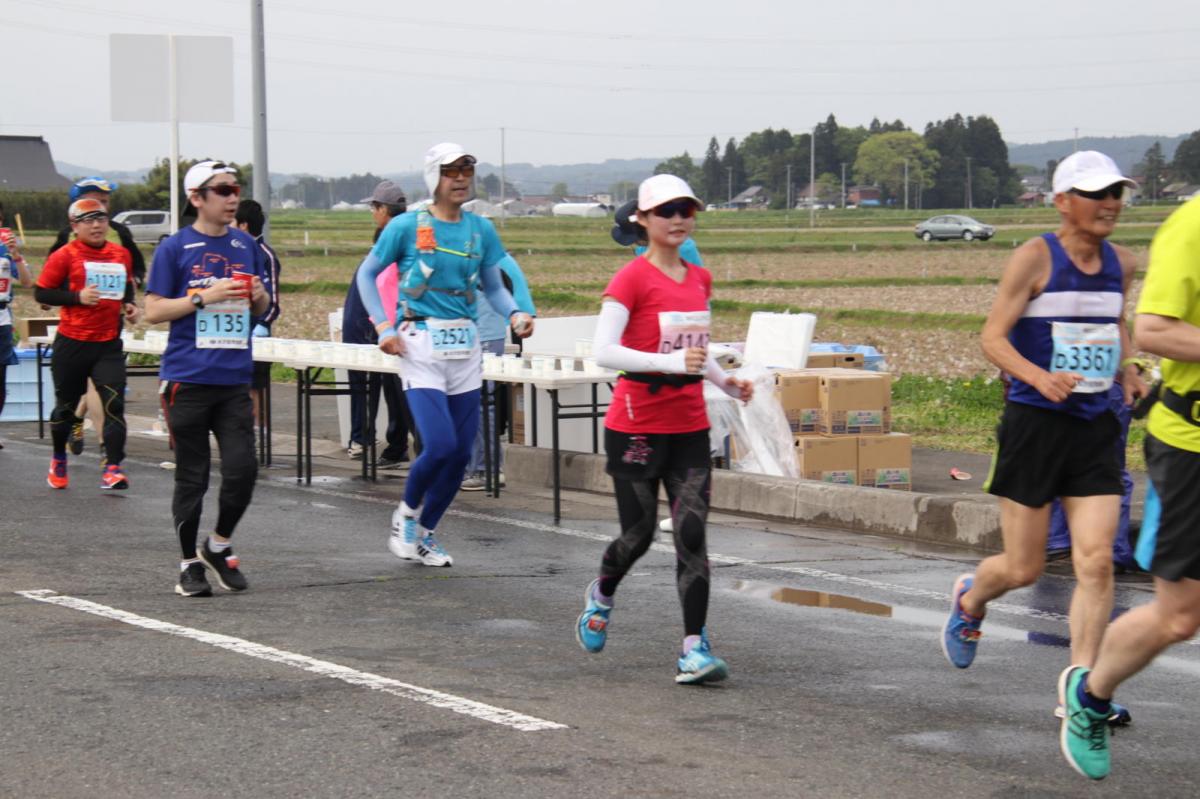 いわて奥州きらめきマラソン2019その3 給水(2)(15)・10km折返し編 2019/05/19