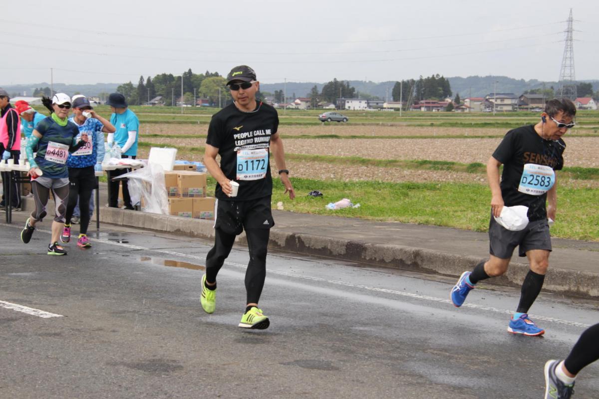 いわて奥州きらめきマラソン2019その3 給水(2)(15)・10km折返し編 2019/05/19