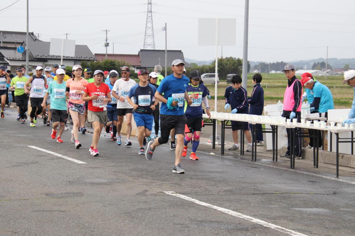 いわて奥州きらめきマラソン2019その3 給水(2)(15)・10km折返し編 2019/05/19