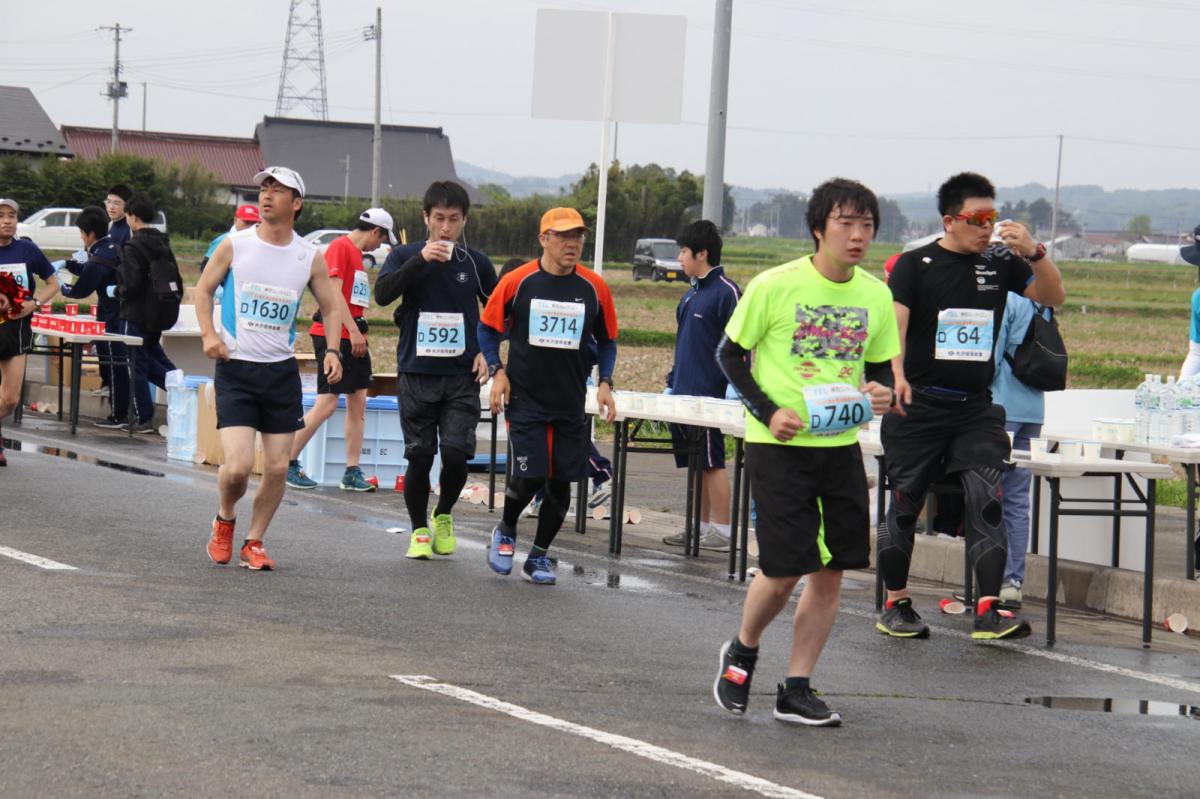 いわて奥州きらめきマラソン2019その3 給水(2)(15)・10km折返し編 2019/05/19