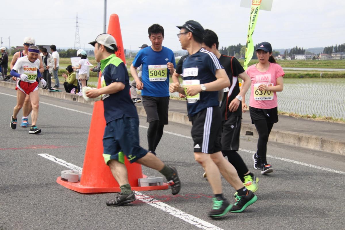 いわて奥州きらめきマラソン2019その3 給水(2)(15)・10km折返し編 2019/05/19