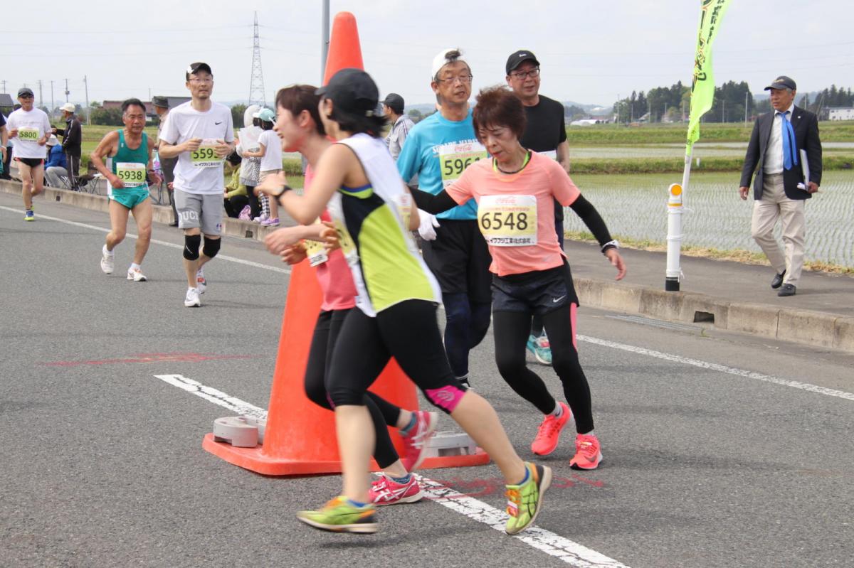 いわて奥州きらめきマラソン2019その3 給水(2)(15)・10km折返し編 2019/05/19