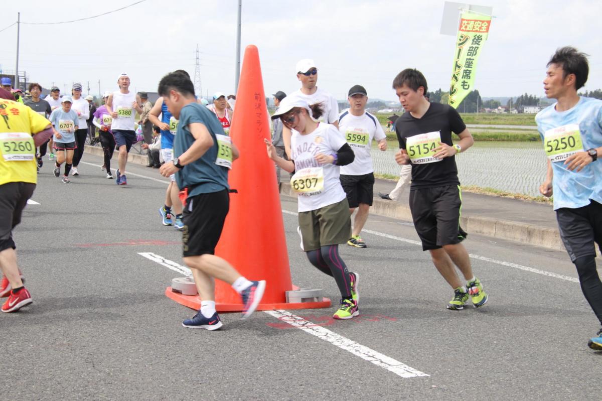 いわて奥州きらめきマラソン2019その3 給水(2)(15)・10km折返し編 2019/05/19