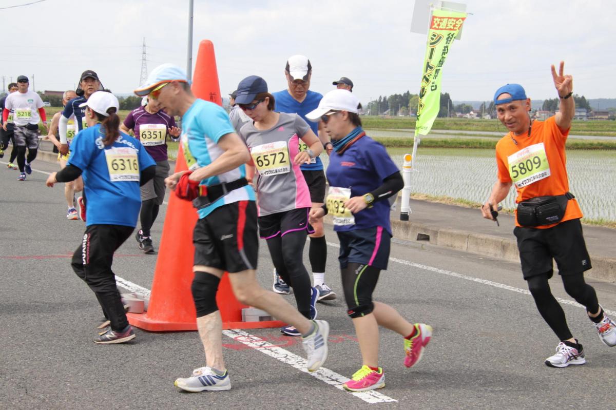 いわて奥州きらめきマラソン2019その3 給水(2)(15)・10km折返し編 2019/05/19