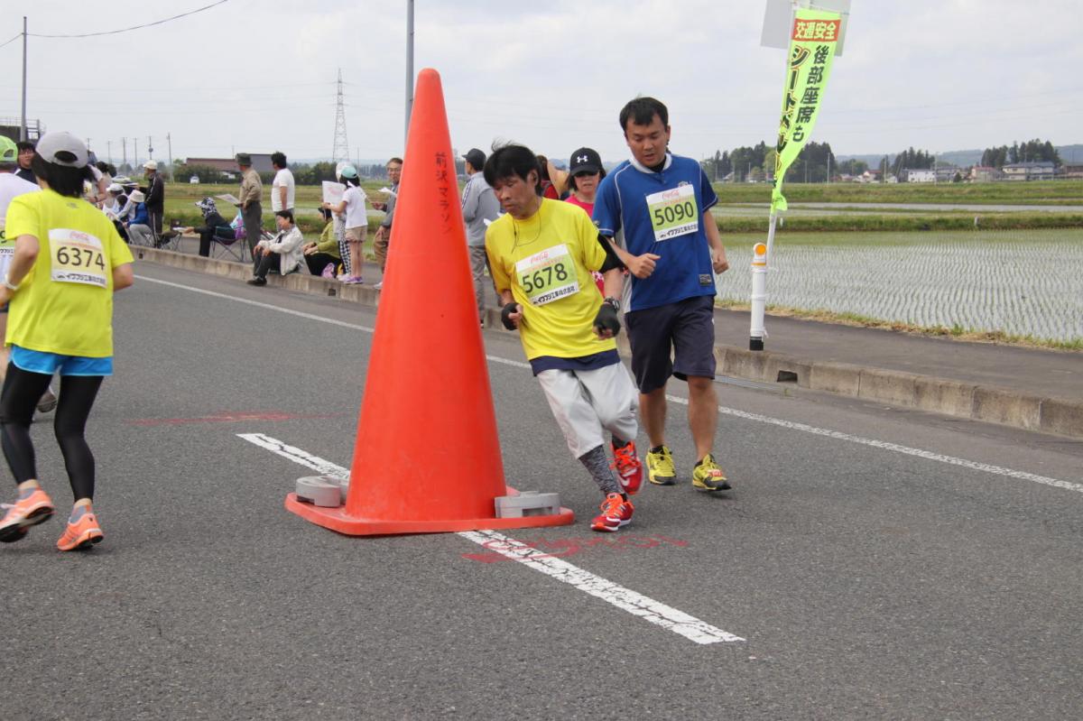 いわて奥州きらめきマラソン2019その3 給水(2)(15)・10km折返し編 2019/05/19