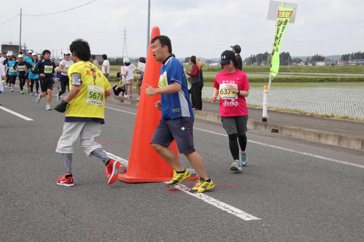 いわて奥州きらめきマラソン2019その3 給水(2)(15)・10km折返し編 2019/05/19