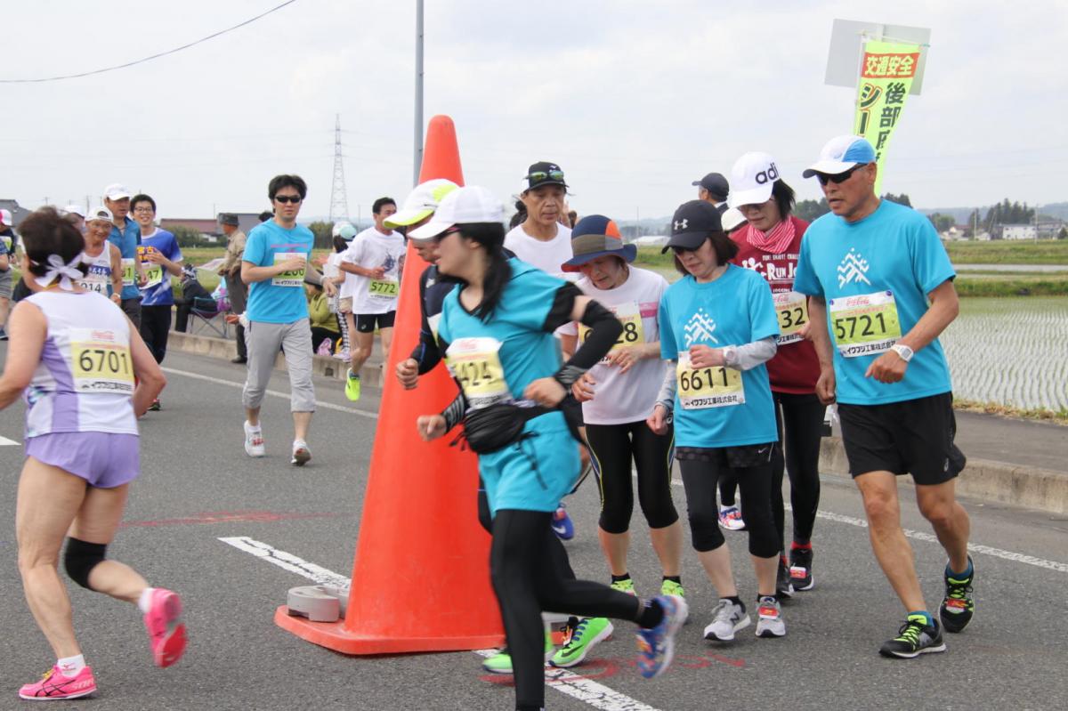いわて奥州きらめきマラソン2019その3 給水(2)(15)・10km折返し編 2019/05/19
