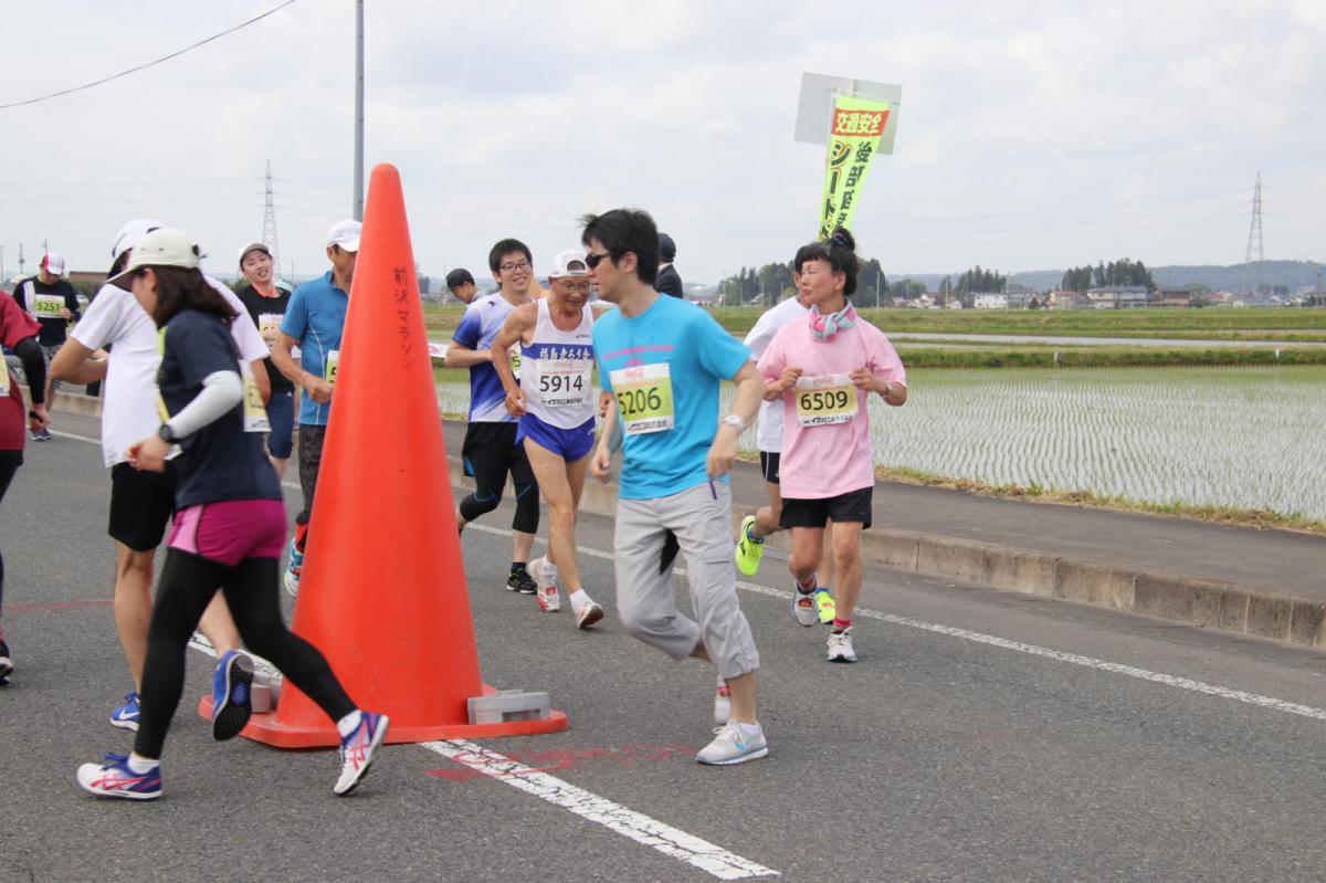 いわて奥州きらめきマラソン2019その3 給水(2)(15)・10km折返し編 2019/05/19