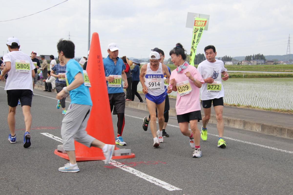 いわて奥州きらめきマラソン2019その3 給水(2)(15)・10km折返し編 2019/05/19