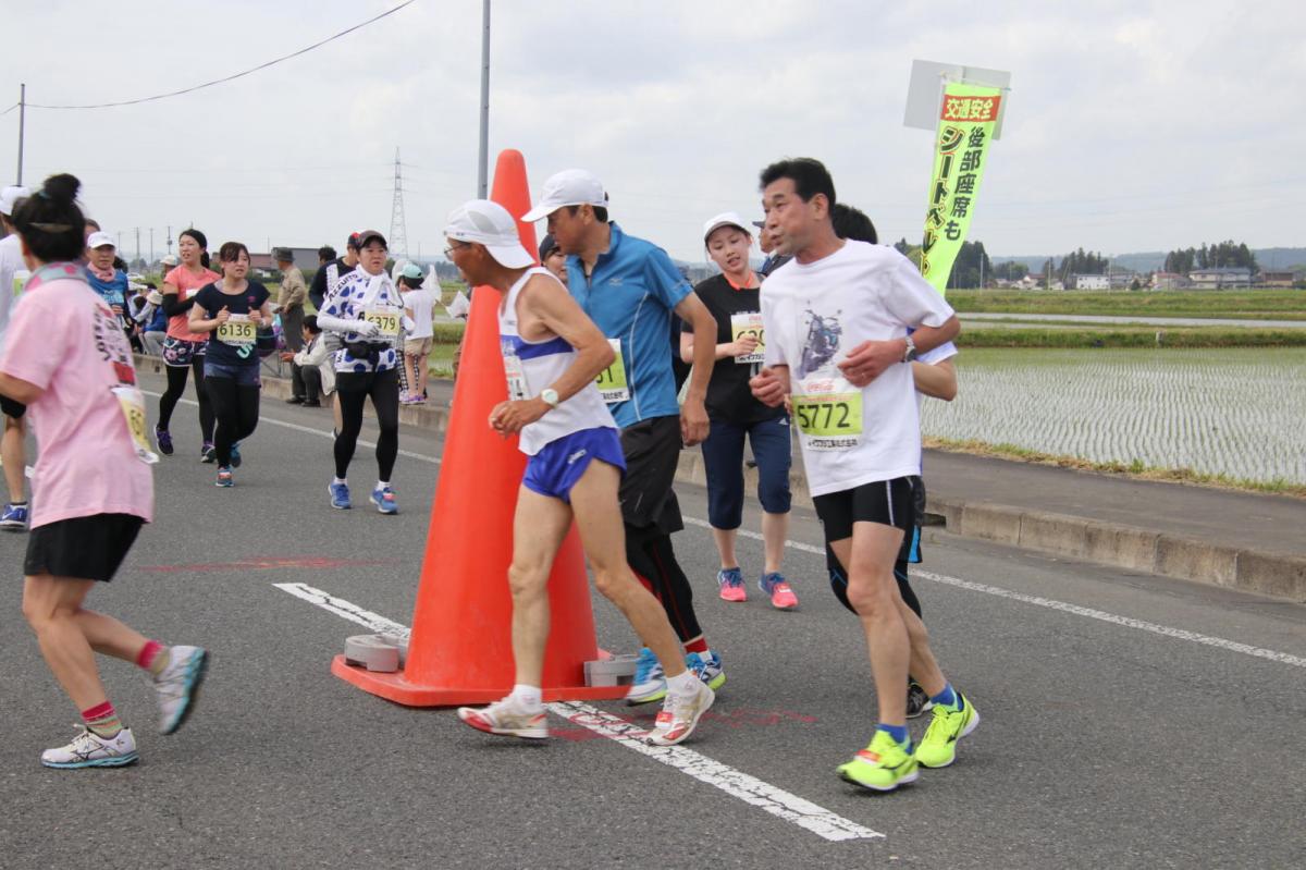 いわて奥州きらめきマラソン2019その3 給水(2)(15)・10km折返し編 2019/05/19