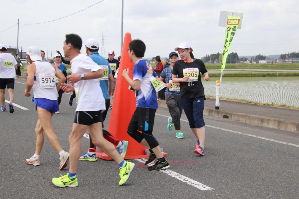 いわて奥州きらめきマラソン2019その3 給水(2)(15)・10km折返し編 2019/05/19
