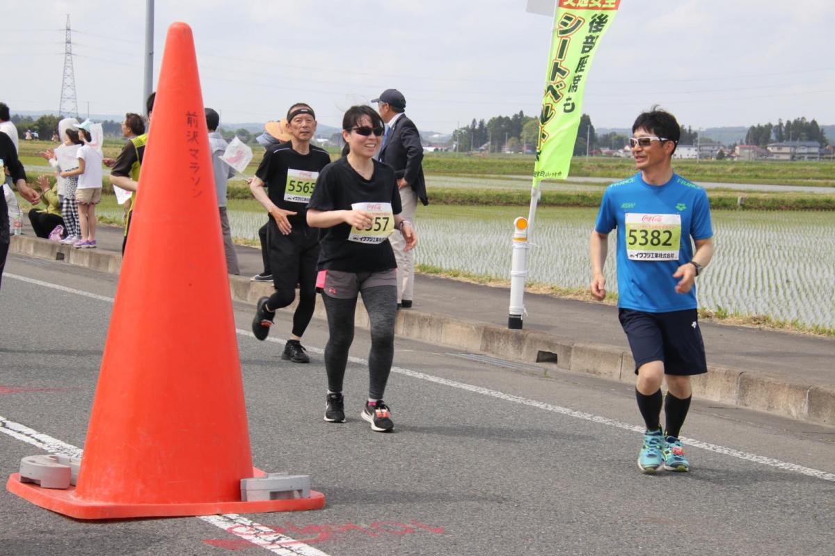 いわて奥州きらめきマラソン2019その3 給水(2)(15)・10km折返し編 2019/05/19