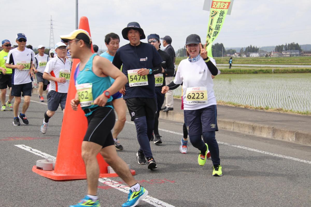 いわて奥州きらめきマラソン2019その3 給水(2)(15)・10km折返し編 2019/05/19