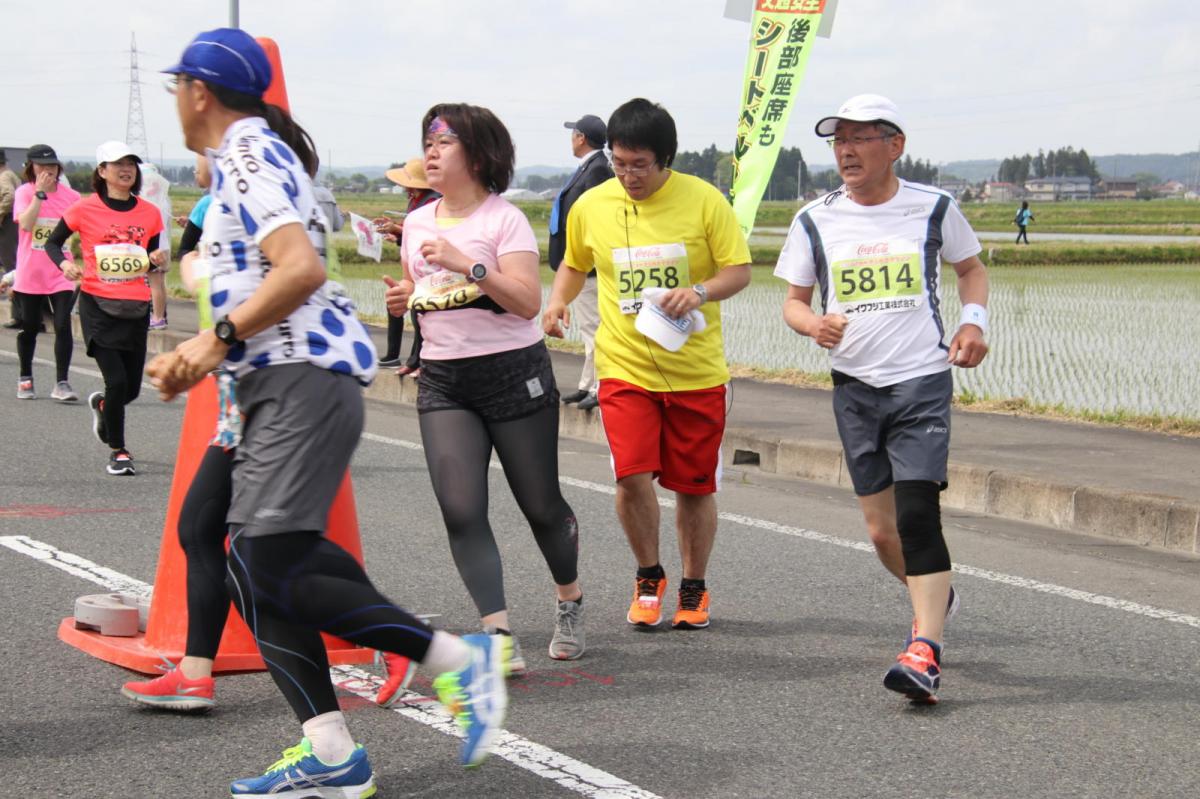 いわて奥州きらめきマラソン2019その3 給水(2)(15)・10km折返し編 2019/05/19
