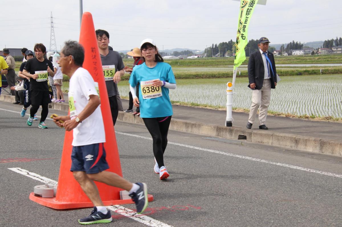 いわて奥州きらめきマラソン2019その3 給水(2)(15)・10km折返し編 2019/05/19