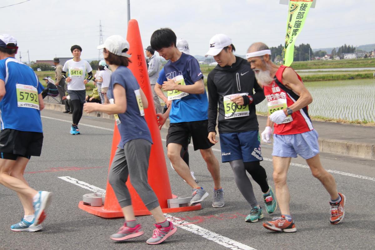 いわて奥州きらめきマラソン2019その3 給水(2)(15)・10km折返し編 2019/05/19
