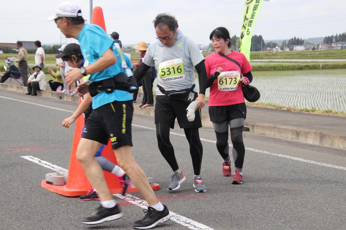いわて奥州きらめきマラソン2019その3 給水(2)(15)・10km折返し編 2019/05/19