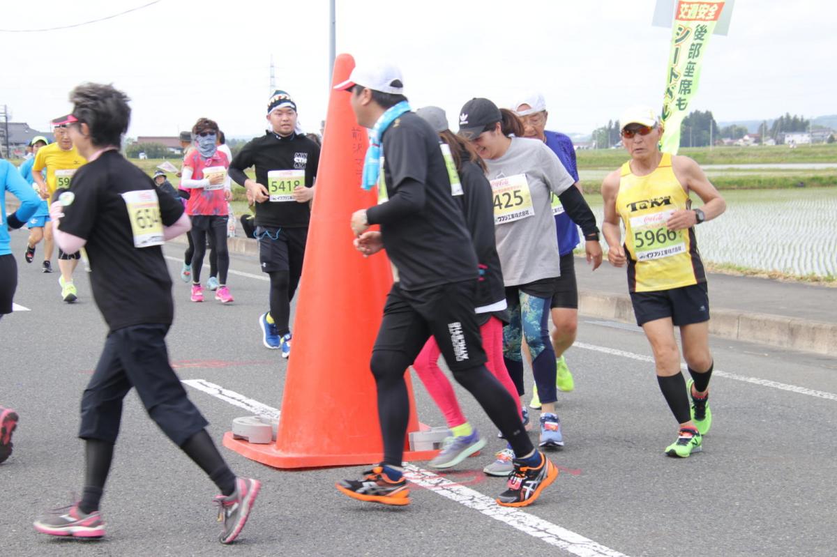 いわて奥州きらめきマラソン2019その3 給水(2)(15)・10km折返し編 2019/05/19