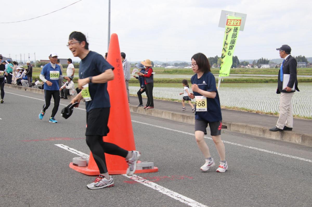 いわて奥州きらめきマラソン2019その3 給水(2)(15)・10km折返し編 2019/05/19