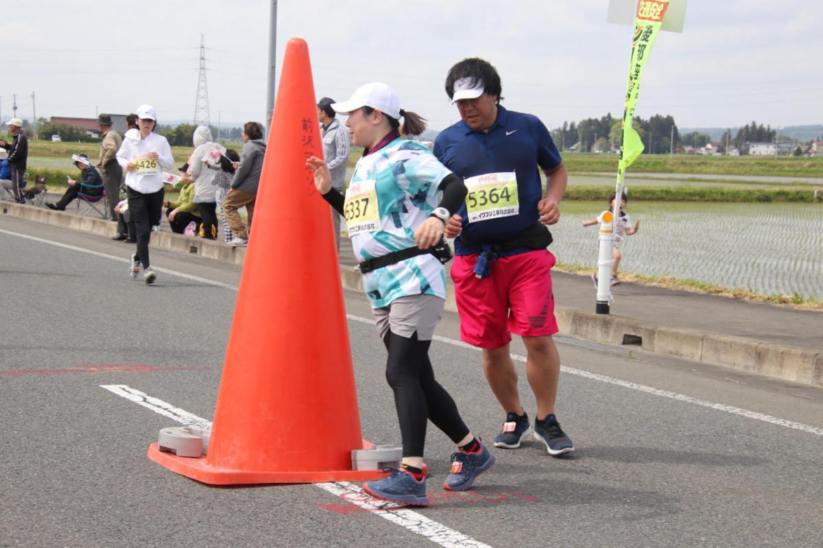 いわて奥州きらめきマラソン2019その3 給水(2)(15)・10km折返し編 2019/05/19