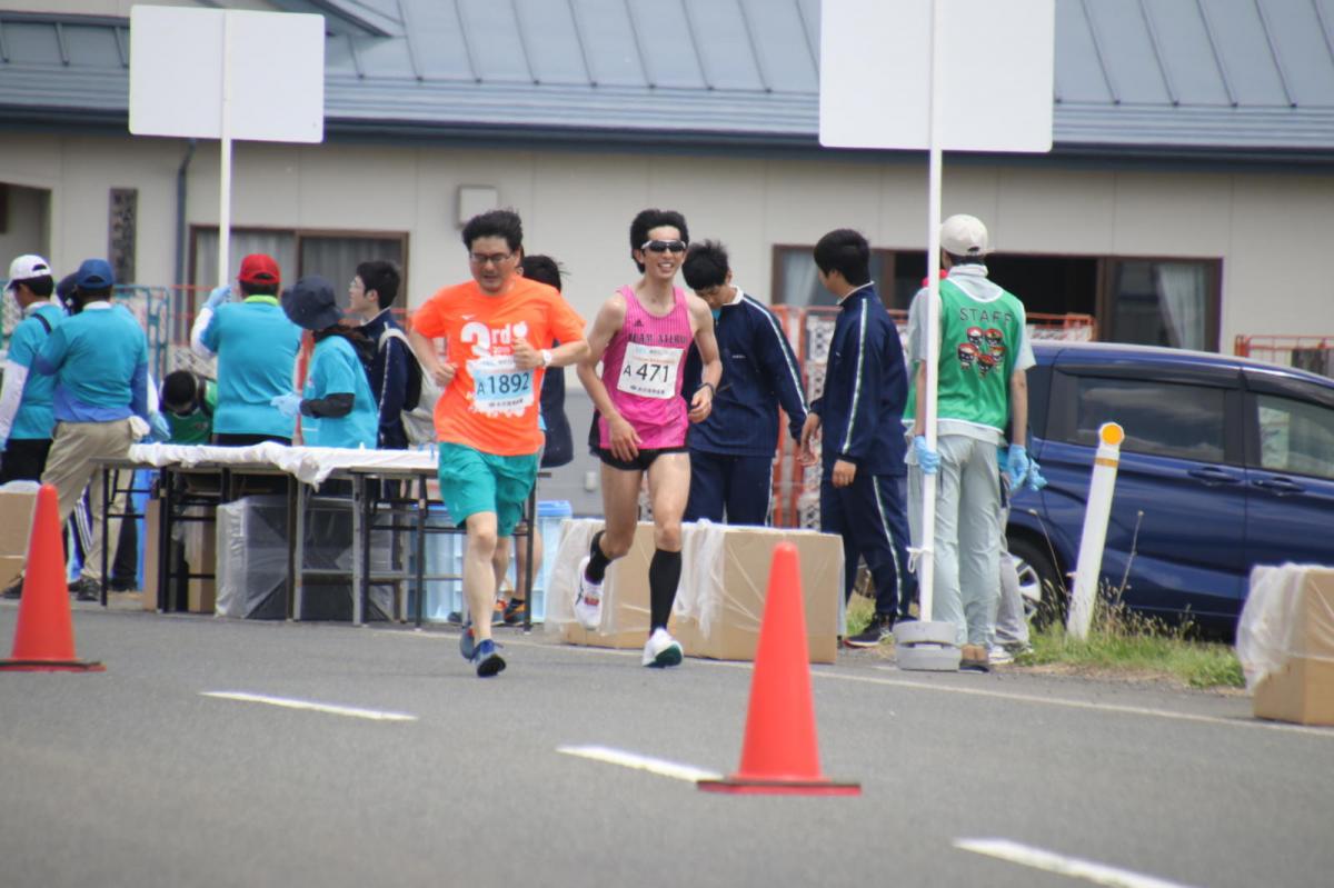 いわて奥州きらめきマラソン2019その3 給水(2)(15)・10km折返し編 2019/05/19