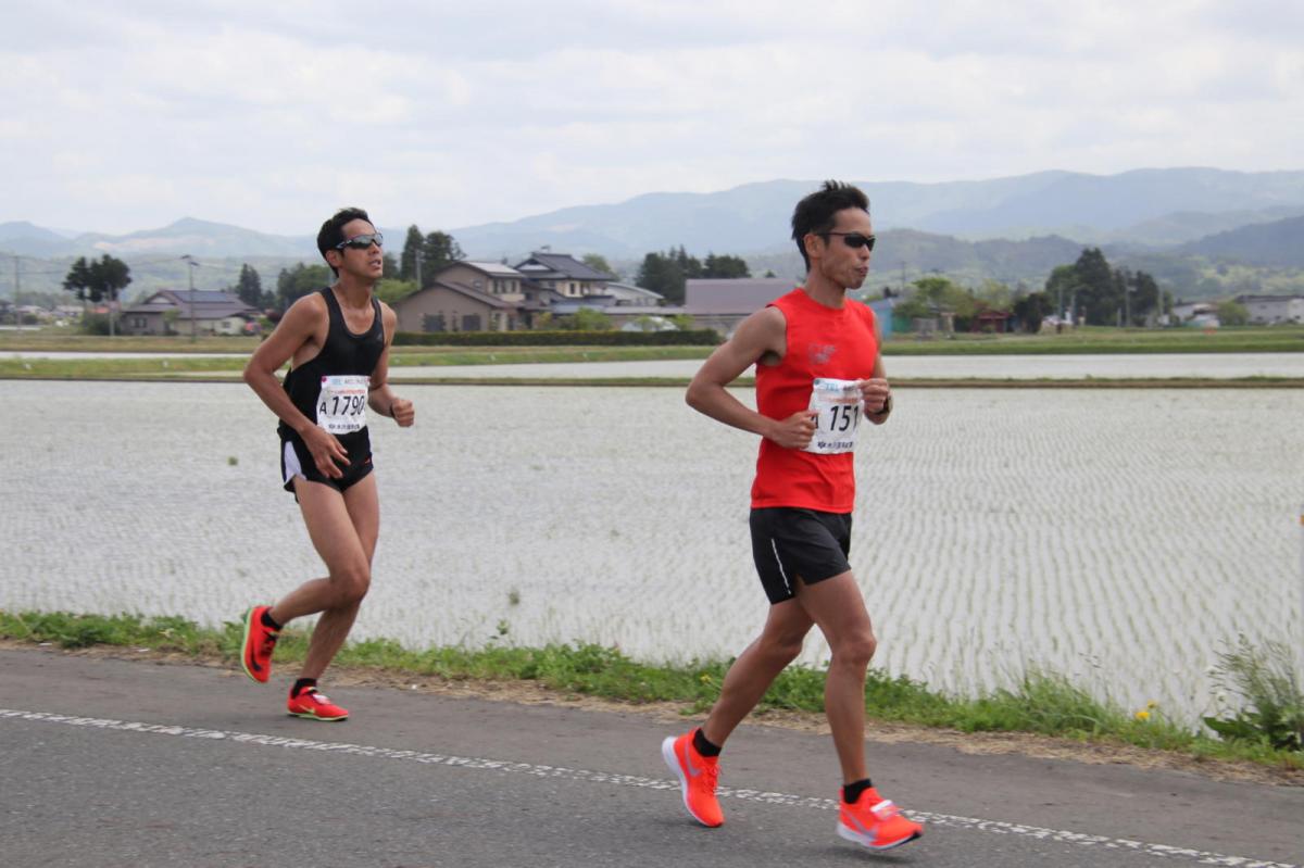 いわて奥州きらめきマラソン2019その3 給水(2)(15)・10km折返し編 2019/05/19