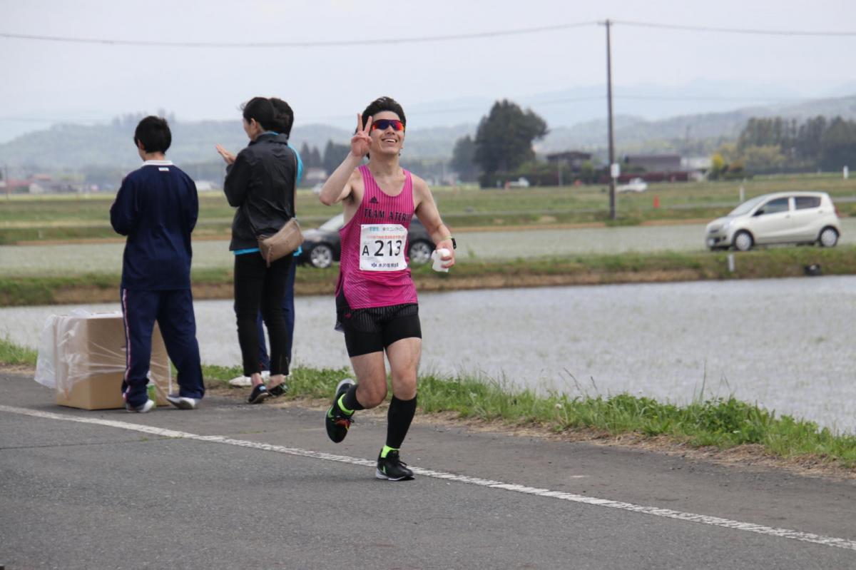 いわて奥州きらめきマラソン2019その3 給水(2)(15)・10km折返し編 2019/05/19