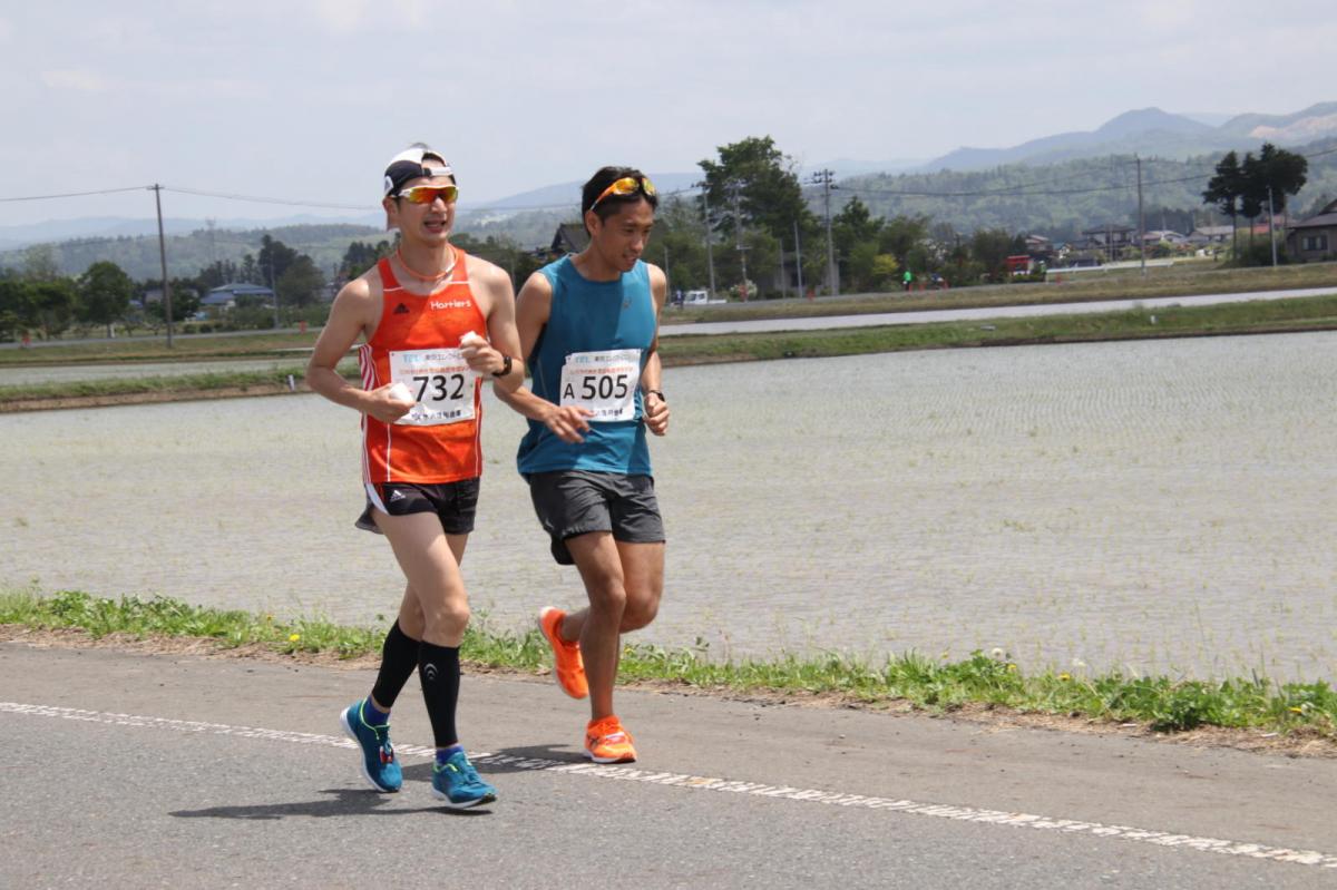 いわて奥州きらめきマラソン2019その3 給水(2)(15)・10km折返し編 2019/05/19