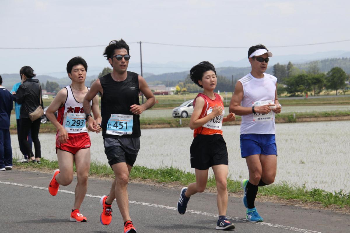 いわて奥州きらめきマラソン2019その3 給水(2)(15)・10km折返し編 2019/05/19