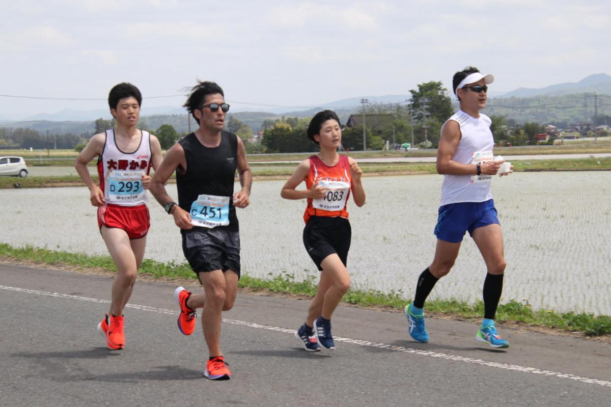いわて奥州きらめきマラソン2019その3 給水(2)(15)・10km折返し編 2019/05/19