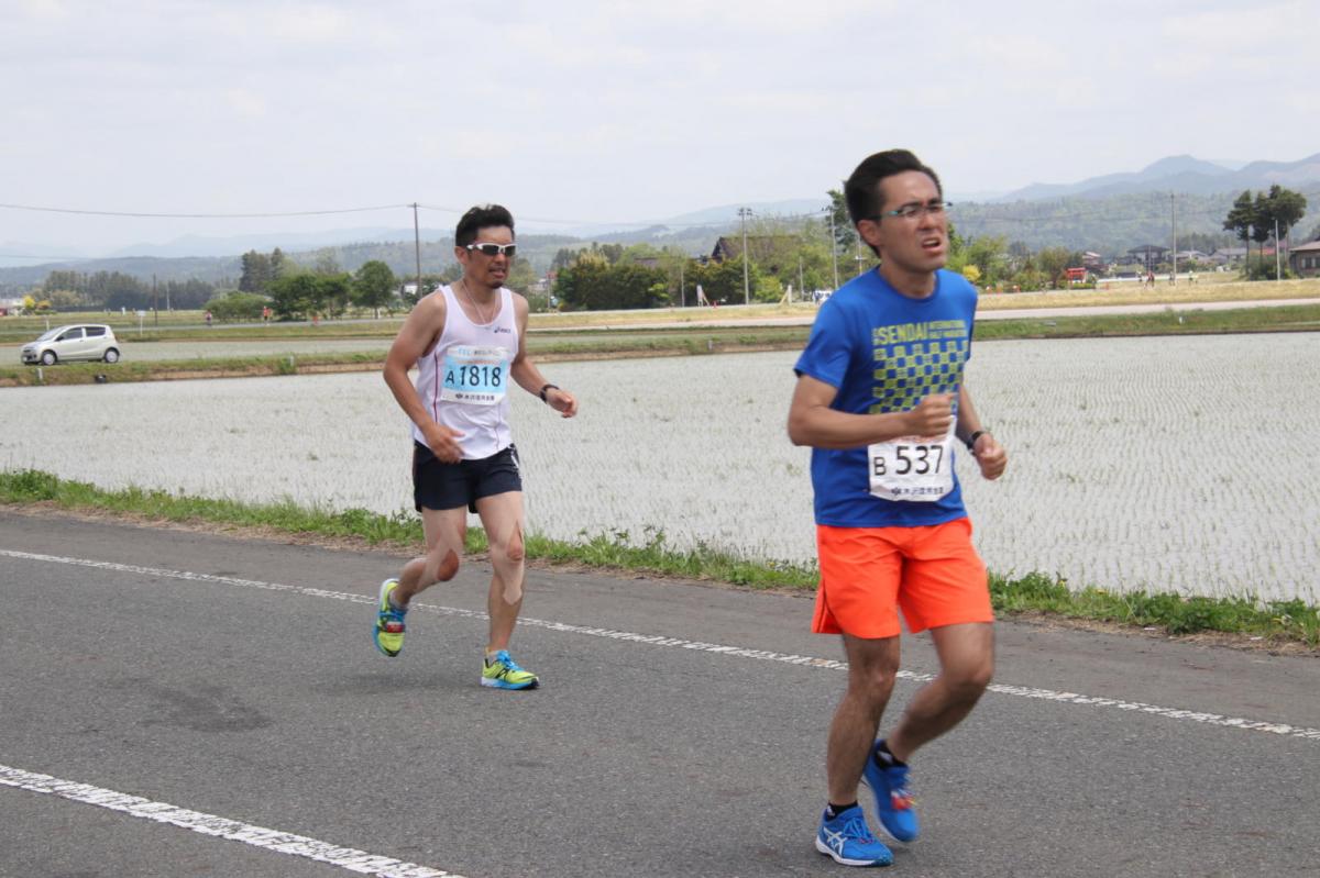 いわて奥州きらめきマラソン2019その3 給水(2)(15)・10km折返し編 2019/05/19