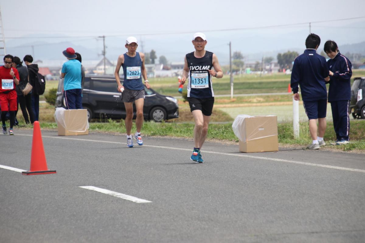 いわて奥州きらめきマラソン2019その3 給水(2)(15)・10km折返し編 2019/05/19