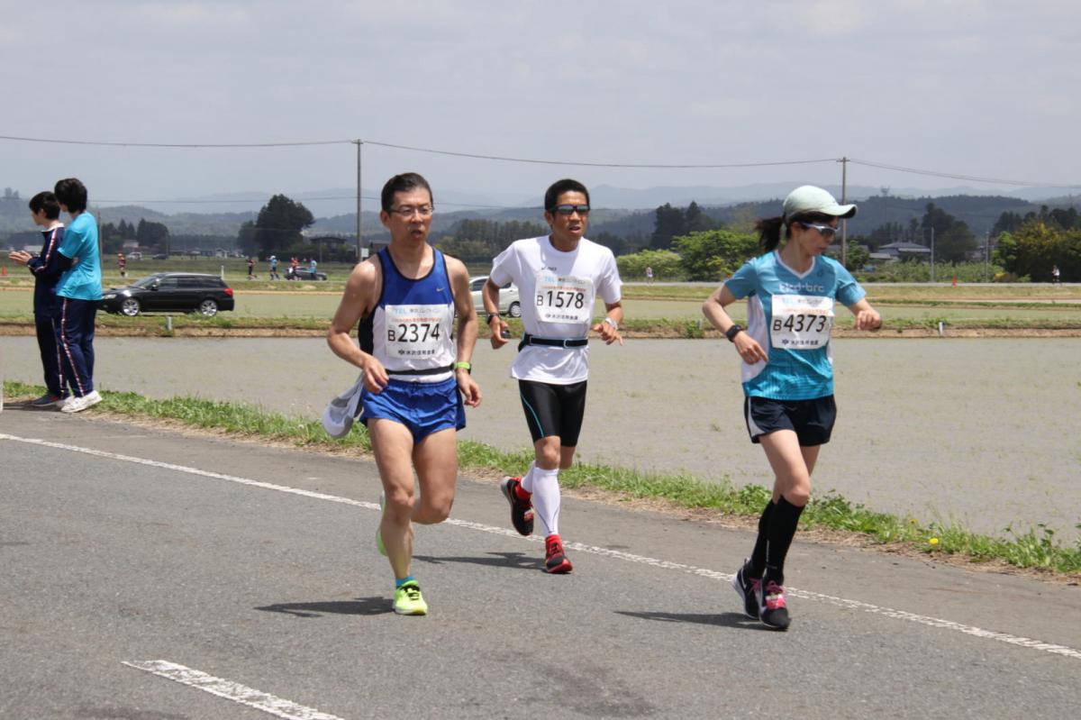 いわて奥州きらめきマラソン2019その3 給水(2)(15)・10km折返し編 2019/05/19