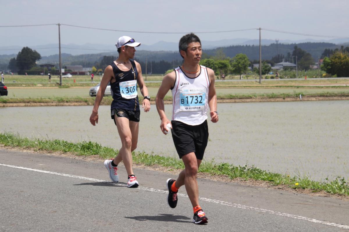 いわて奥州きらめきマラソン2019その3 給水(2)(15)・10km折返し編 2019/05/19