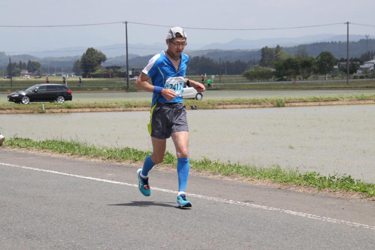 いわて奥州きらめきマラソン2019その3 給水(2)(15)・10km折返し編 2019/05/19