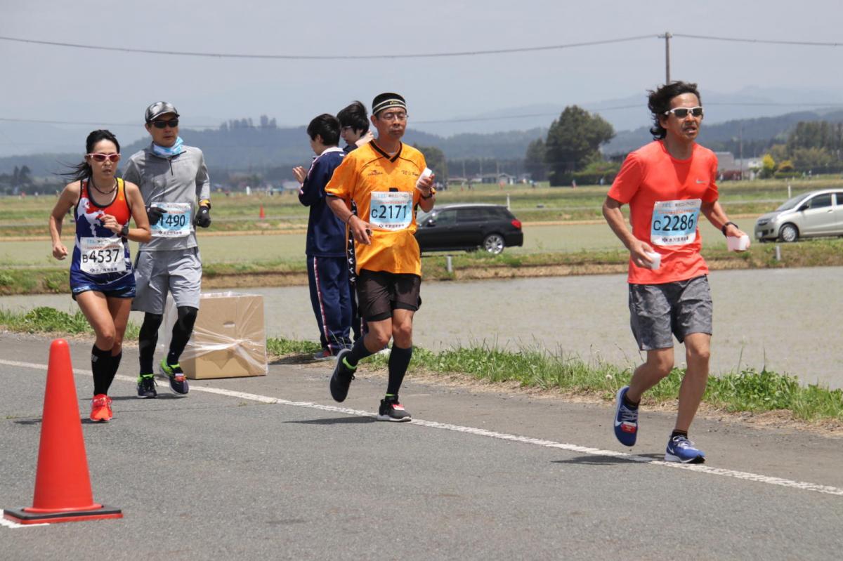 いわて奥州きらめきマラソン2019その3 給水(2)(15)・10km折返し編 2019/05/19